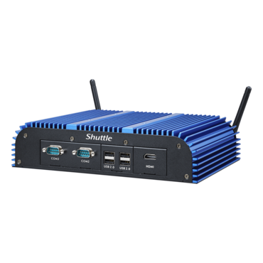 BPCAL03 Industrial Fanless BoxPC, TAA Compliant, Intel® Core™ i3-1215UE, 2x DDR5 SO-DIMM, M.2, VESA mount