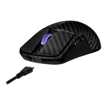 ROG Harpe Ace Extreme, RGB, 42000-dpi, Wired/Bluetooth/Wireless, Black, Optical Gaming Mouse