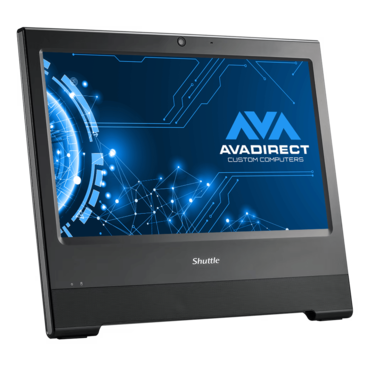 XPC All-in-One X50V9 Black, 15.6" HD LED, Touch, Intel® Celeron® 7305, 2x DDR5 SO-DIMM Memory, 2x M.2, 1x 2.5" SSD/HDD, Intel® UHD Graphics, Fanless Barebone PC