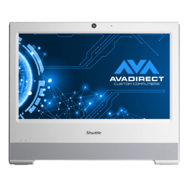 XPC All-in-One X50V9U300 White, 15.6" HD LED, Touch, Intel® U300, 2x DDR5 SO-DIMM Memory, 2x M.2, 1x 2.5" SSD/HDD, Intel® UHD Graphics, Fanless Barebone PC