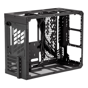 C34 Horizon Pro, Tempered Glass, No PSU, ATX, Moonlit Silver, Mid Tower Case