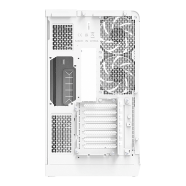 View 390 TG, Tempered Glass, No PSU, ATX, Snow, Mid Tower Case