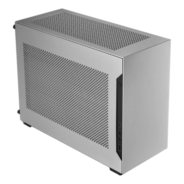 A4-H2O A5, Mesh Panel, No PSU, Mini-ITX, Silver, Mini Tower Case