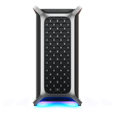 COSMOS ALPHA, Tempered Glass, No PSU, E-ATX, Black/Silver, Full Tower Case