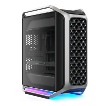 COSMOS ALPHA, Tempered Glass, No PSU, E-ATX, Black/Silver, Full Tower Case