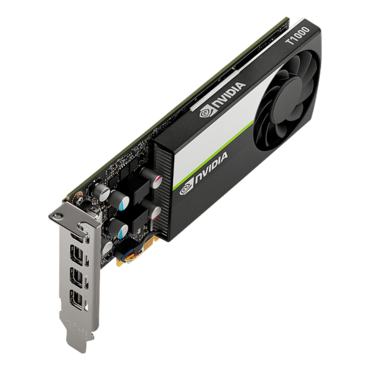 NVIDIA® T1000 (VCNT10008GB-LLP), 1065 - 1395MHz, 4GB GDDR6, Graphics Card