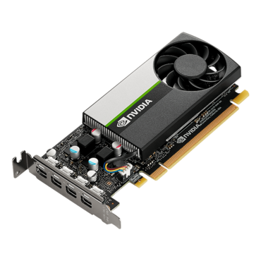 NVIDIA® T1000 (VCNT10008GB-LLP), 1065 - 1395MHz, 4GB GDDR6, Graphics Card