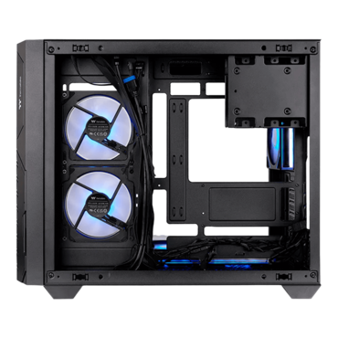 Vision 330 CR ARGB, Tempered Glass, No PSU, ATX, Black, Mid Tower Case