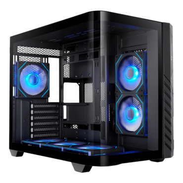 Vision 330 CR ARGB, Tempered Glass, No PSU, ATX, Black, Mid Tower Case