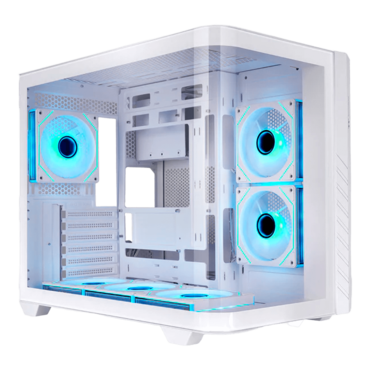 Vision 330 CR ARGB, Tempered Glass, No PSU, ATX, Snow, Mid Tower Case