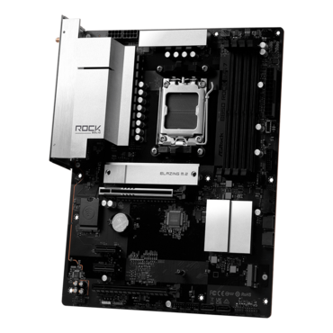 B850 Rock WiFi 7, AMD B850 Chipset, AM5, ATX Motherboard