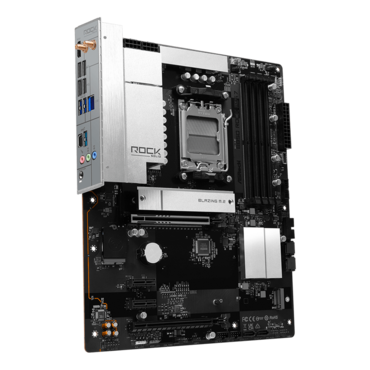 B850 Rock WiFi 7, AMD B850 Chipset, AM5, ATX Motherboard