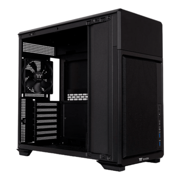 TR300 TG, Tempered Glass, No PSU, ATX, Black, Mid Tower Case