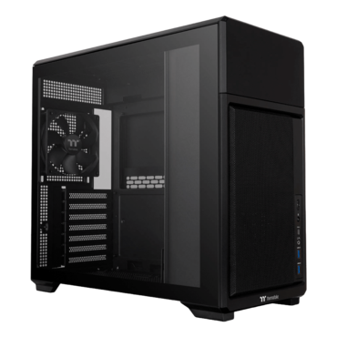 TR300 TG, Tempered Glass, No PSU, ATX, Black, Mid Tower Case
