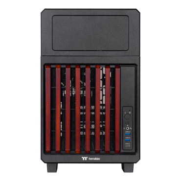 TR200 WS, Mesh Panel, No PSU, microATX, Black, Mini Tower Case