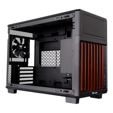 TR200 WS, Mesh Panel, No PSU, microATX, Black, Mini Tower Case