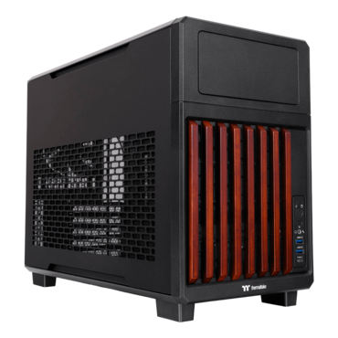 TR200 WS, Mesh Panel, No PSU, microATX, Black, Mini Tower Case