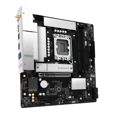 B860M Rock WiFi, Intel® B860 Chipset, LGA 1851, microATX Motherboard