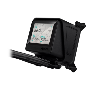 MAX Gaming LC 360 ARGB LCD, 360mm Radiator, Liquid Cooling System
