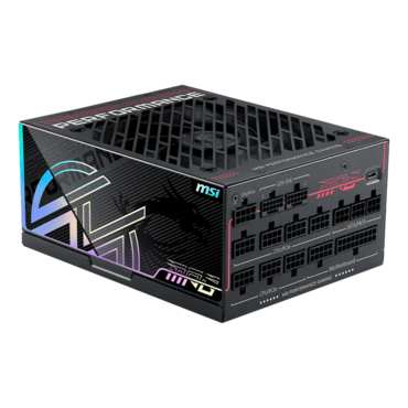 MPG Ai1600TS PCIE5, 80 PLUS Titanium 1600W, Fully Modular, ATX Power Supply