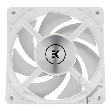 EK-Quantum Phase 120mm, White, D-RGB LEDs, 2200 RPM, 72.95 CFM, 33.2 dBA, Cooling Fan