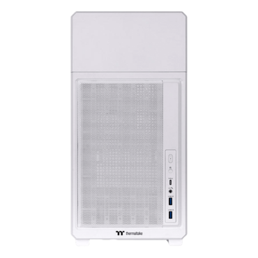 TR300 TG, Tempered Glass, No PSU, ATX, Snow, Mid Tower Case
