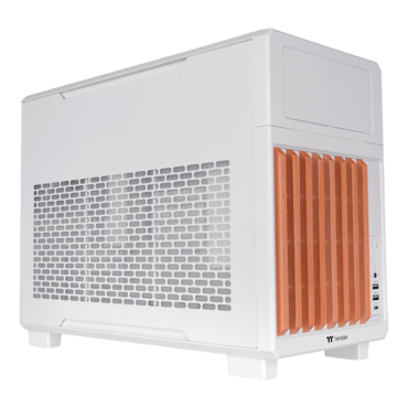 TR200 WS, Mesh Panel, No PSU, microATX, Snow, Mini Tower Case