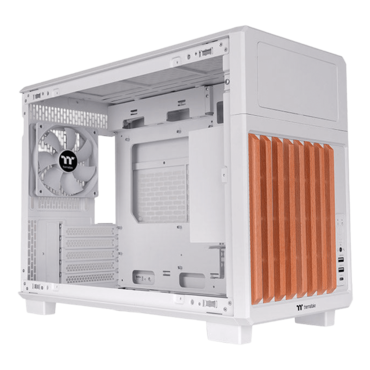 TR200 WS, Mesh Panel, No PSU, microATX, Snow, Mini Tower Case