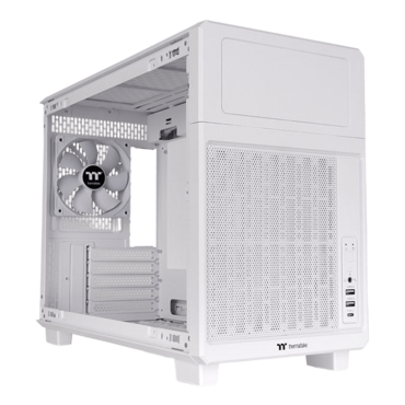 TR200, Mesh Panel, No PSU, microATX, Snow, Mini Tower Case