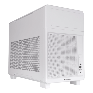 TR200, Mesh Panel, No PSU, microATX, Snow, Mini Tower Case