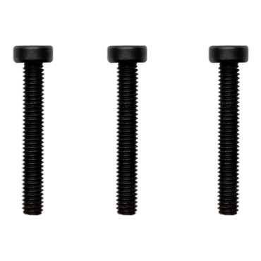 EK-Loop Hex Key Screw Set M4x27mm - Black (3pcs)