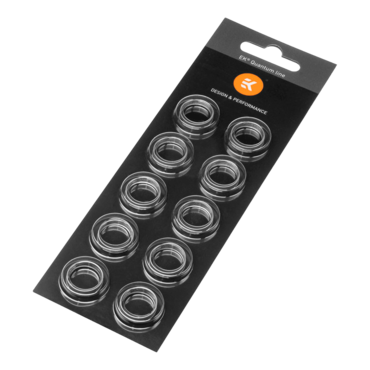 EK-Quantum Torque Color Ring 10-Pack HDC 16 - Silver