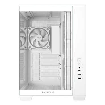 A32 PLUS ARGB, Tempered Glass, No PSU, ATX, White, Mid Tower Case