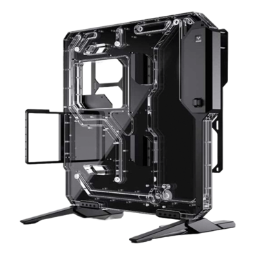 Granzon G20, No PSU, E-ATX, Black, Liquid Cooling Distro Show Full Tower Case