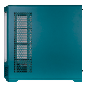 View 600 TG, Tempered Glass, No PSU, E-ATX, Transformative Teal, Full Tower Case