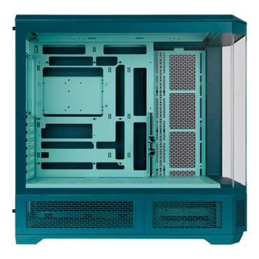 View 600 TG, Tempered Glass, No PSU, E-ATX, Transformative Teal, Full Tower Case