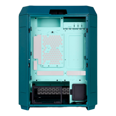 The Tower 600, Tempered Glass, No PSU, ATX, Transformative Teal, Mid Tower Case