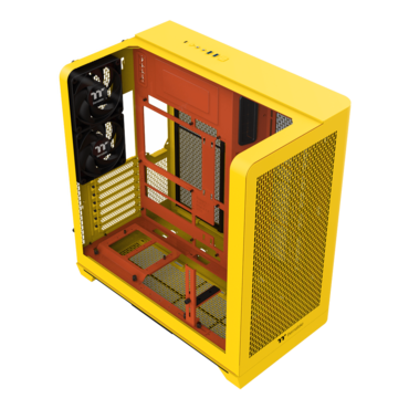 View 390 Air, Tempered Glass, No PSU, ATX, Butter Caramel, Mid Tower Case