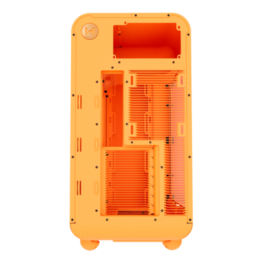 X50, Tempered Glass, No PSU, E-ATX, Astral Orange, Mid Tower Case