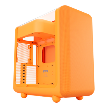 X50, Tempered Glass, No PSU, E-ATX, Astral Orange, Mid Tower Case