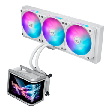 ROG Ryuo IV SLC 360 ARGB White Edition, 360mm Radiator, Liquid Cooling System