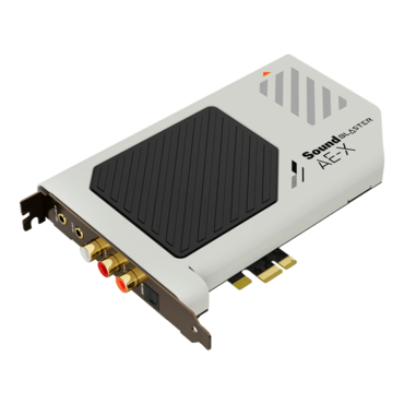 Sound Blaster AE-X, 7.1 Channels, 32-bit / 384 kHz, 130 dB DNR, PCIe Sound Card