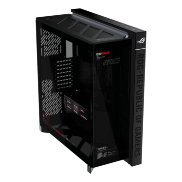ROG Cronox, LCD, Tempered Glass, No PSU, E-ATX, Black, Full Tower Case