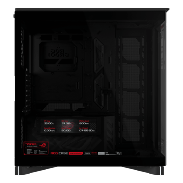 ROG Cronox, LCD, Tempered Glass, No PSU, E-ATX, Black, Full Tower Case