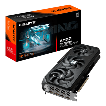 Radeon™ RX 9070 GRE GAMING OC 12G, 2340 - 2920MHz, 12GB GDDR6, Graphics Card