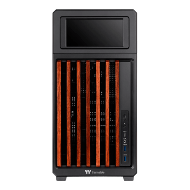 TR300 WS, Tempered Glass, LCD, No PSU, ATX, Black, Mid Tower Case