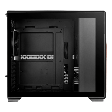 TR300 WS, Tempered Glass, LCD, No PSU, ATX, Black, Mid Tower Case