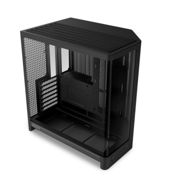 H6 RGB+, Tempered Glass, No PSU, ATX, Black, Mid Tower Case