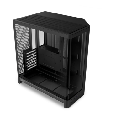 H6, Tempered Glass, No PSU, ATX, Black, Mid Tower Case