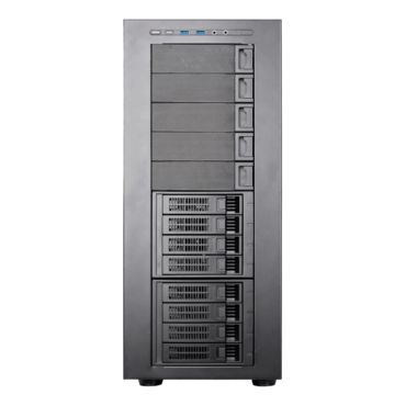 THOR NAS Pro, No PSU, E-ATX, Black, Full Tower Case